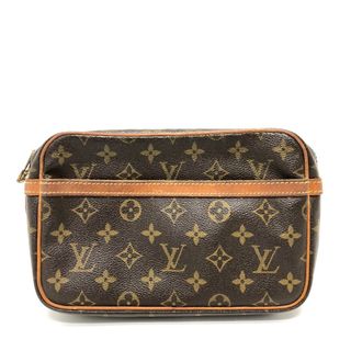 ルイヴィトン(LOUIS VUITTON)のルイヴィトン LOUIS VUITTON コンピエーニュ23 M51847 クラッチバッグ セカンドバッグ モノグラムキャンバス ブラウン(クラッチバッグ)