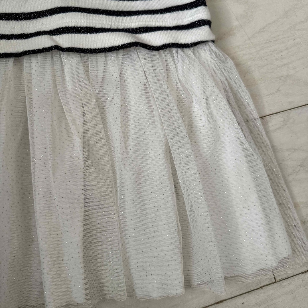 PETIT BATEAU(プチバトー)のプチバトー　3ans/95cm マリニエール　ワンピース キッズ/ベビー/マタニティのキッズ服女の子用(90cm~)(ワンピース)の商品写真