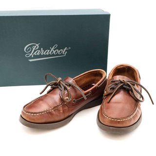 パラブーツ(Paraboot)のparaboot パラブーツ BARTH MARINE バース マリン デッキシューズ ブラウン 3.5(箱に記載)(その他)