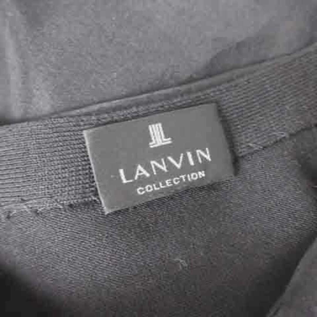 LANVIN(ランバン)のランバン カーディガン フリル オーガンジー シルク ブラック 黒 レディースのトップス(カーディガン)の商品写真