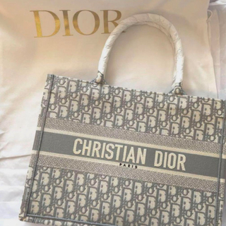 ディオール(Dior)のディオール ブックトート グレー(ハンドバッグ)