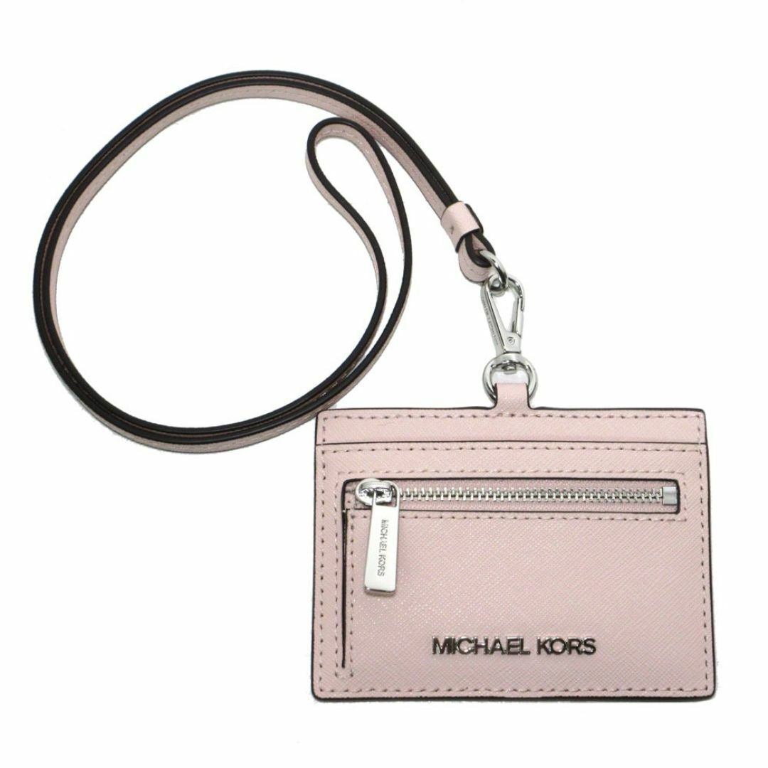 Michael Kors(マイケルコース)の【新品】マイケルコース カードケース 35S3STVD3L Michael Kors ジェット セット トラベル EW ランヤード ID カードケース ストラップ付 アウトレット レディース レディースのファッション小物(名刺入れ/定期入れ)の商品写真