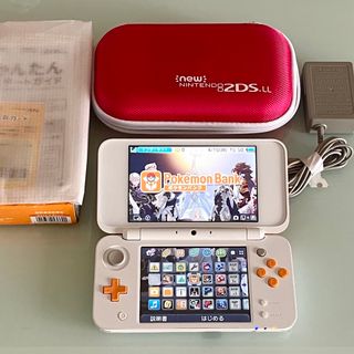 ニンテンドー2DS(ニンテンドー2DS)のNewニンテンドー2DS LL オレンジ ポケモンバンク ポケムーバー(携帯用ゲーム機本体)