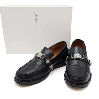 TOGA VIRILIS トーガ ビリリース BLACK POLIDO LOAFER レザーローファー ブラック 42 AJ826