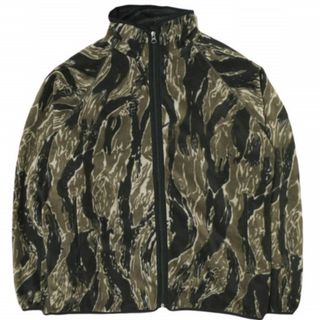 Needles Sportswear ニードルス スポーツウェア 日本製 WARM-UP PIPING JACKET - POLY FLEECE ウォームアップパイピングジャケット ポリフリース FK263B S Brown Camouflage カモフラージュ アウター【新古品】【中古】【Needles Sportswear】(ブルゾン)