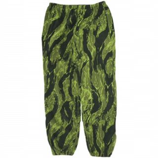 Needles Sportswear ニードルス スポーツウェア 日本製 ZIPPED WARM-UP PANT - POLY FLEECE フリースパンツ FK268 S Tiger Camo Stripe カモフラージュ イージー ボトムス【中古】【Needles Sportswear】(その他)