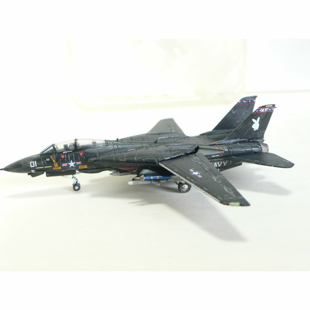 1/200　F-14A　アメリカ海軍　ブラックバニー　VX-4　ジャンク エンタメ/ホビーのおもちゃ/ぬいぐるみ(模型/プラモデル)の商品写真