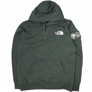 ザノースフェイス(THE NORTH FACE)のTHE NORTH FACE ザ・ノースフェイス 海外限定 LOGO 7SE PULLOVER HOODIE スウェットプルオーバーパーカー NF0A3X8S M チャコールグレー トップス【新古品】【中古】【THE NORTH FACE】(パーカー)