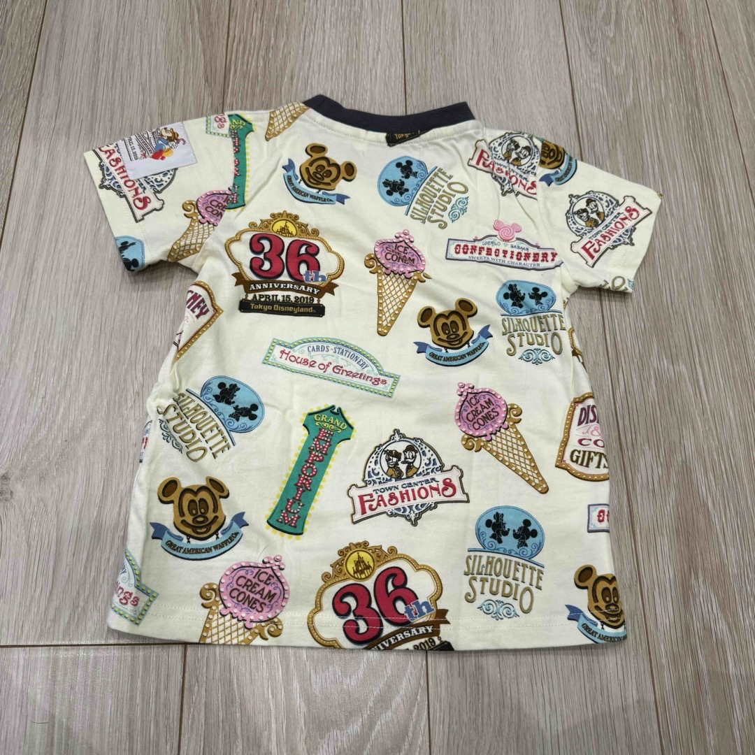 Disney(ディズニー)のディズニーランド TDL36th 36周年 Tシャツ 100 キッズ/ベビー/マタニティのキッズ服男の子用(90cm~)(Tシャツ/カットソー)の商品写真