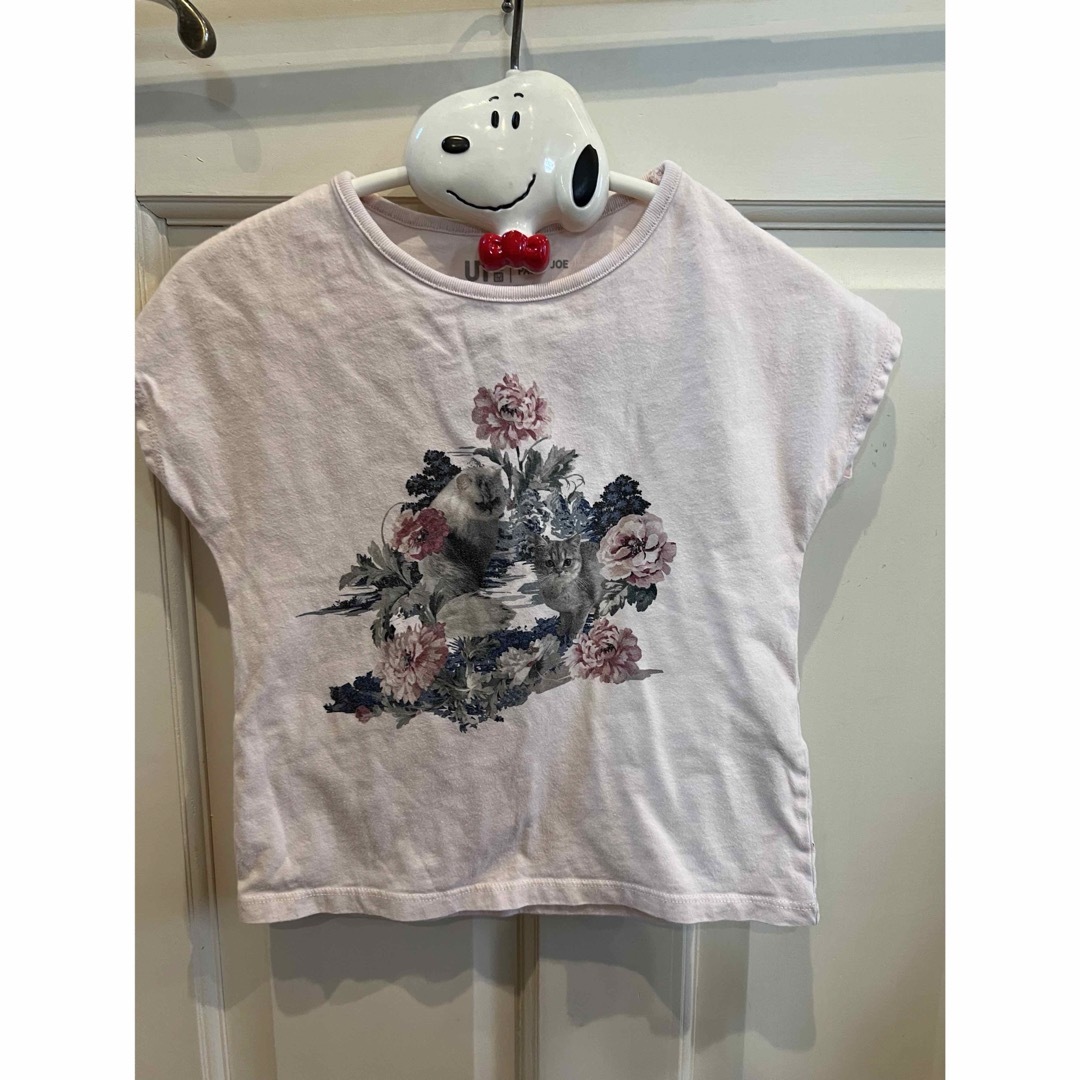 UNIQLO(ユニクロ)のTシャツ キッズ/ベビー/マタニティのキッズ服女の子用(90cm~)(Tシャツ/カットソー)の商品写真