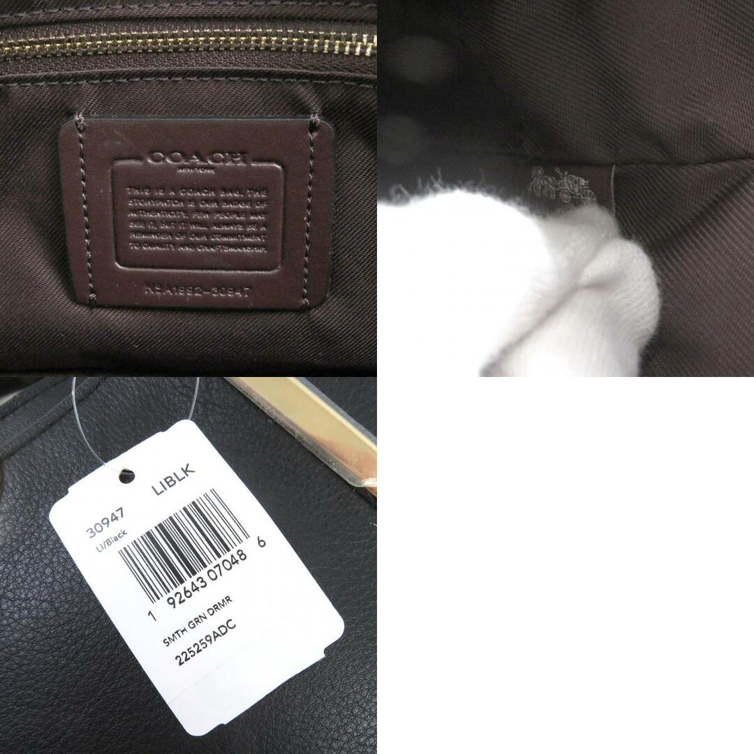 COACH(コーチ)の未使用品□COACH コーチ 30947 ドリーマー レザー ロゴチャーム ゴールド金具 2WAY ハンドバッグ ショルダーバッグ ブラック 保存袋付き レディース レディースのバッグ(ショルダーバッグ)の商品写真