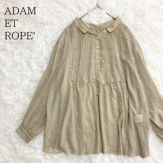 アダムエロペ(AER ADAM ET ROPE)のADAM ET ROPE アダムエロペ タックドットシャツブラウス(シャツ/ブラウス(長袖/七分))