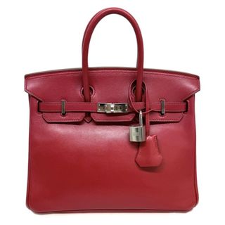 エルメス(Hermes)のエルメス HERMES バーキン25 バーキン 25 バッグ トートバッグ タデラクト ルージュヴィフ レッド 赤 シルバー金具(トートバッグ)