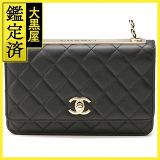 CHANEL - CHANEL　トレンディCC　マトラッセ　チェーンウォレット　【437】