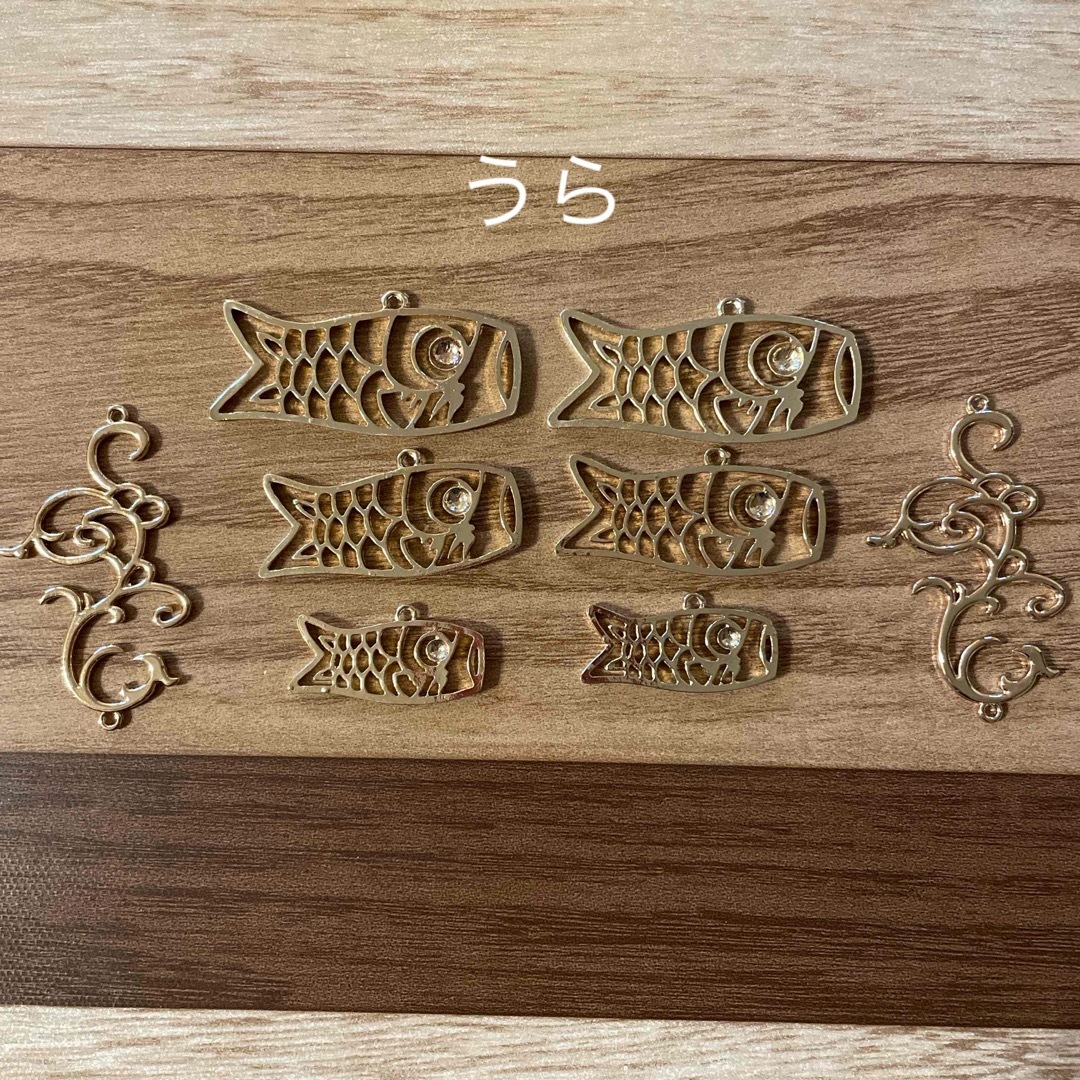 鯉のぼり　レジン　フレーム ハンドメイドの素材/材料(各種パーツ)の商品写真