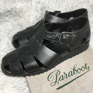 Paraboot - 極美品 PARABOOT パラブーツ グルカサンダル 黒 ブラック