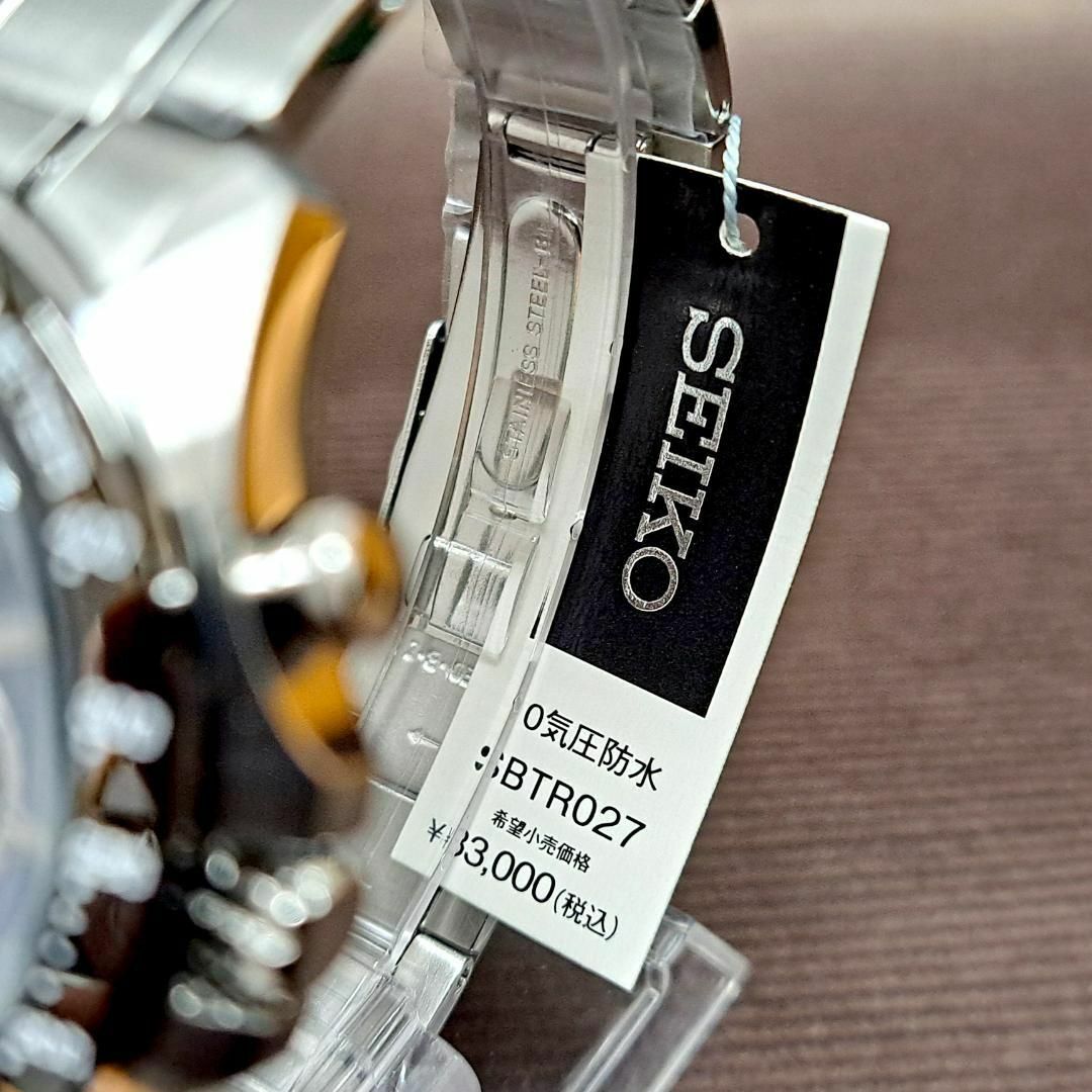 SEIKO(セイコー)の【新品】セイコー SEIKO 10気圧防水 SBTR027 メンズ腕時計 メンズの時計(腕時計(アナログ))の商品写真