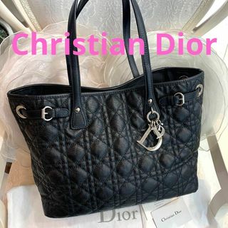 Christian Dior - ☆超美品☆Christian Dior パナレア カナージュ トートバッグ 黒