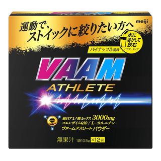 メイジ(明治)のVAAM(ヴァーム) アスリートパウダー パイナップル風味 10.5g×12袋 (アミノ酸)