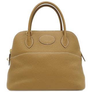 Hermes - エルメス HERMES 2WAYバッグ ボリード31 トリヨンクレマンス クラフト ゴールド金具 ショルダー  □Q刻印 【箱】【中古】