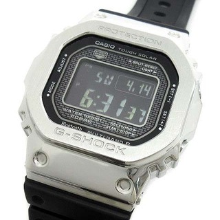 ジーショック(G-SHOCK)のGショック フルメタル 電波ソーラー 腕時計 デジタル GMW-B5000-1(腕時計)
