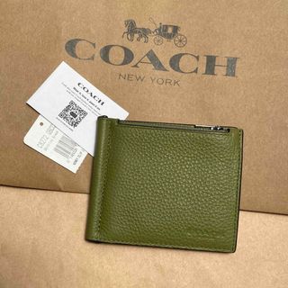 コーチ(COACH)のマネークリップ　折り財布　ミニ財布　二つ折り財布　コインケース　小銭入れ　(マネークリップ)