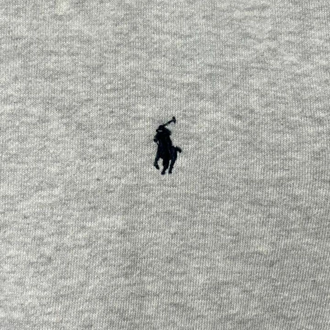 POLO RALPH LAUREN(ポロラルフローレン)のポロラルフローレン　パーカー　スウェット　刺繍ロゴ　グレー　M(10-12) その他のその他(その他)の商品写真