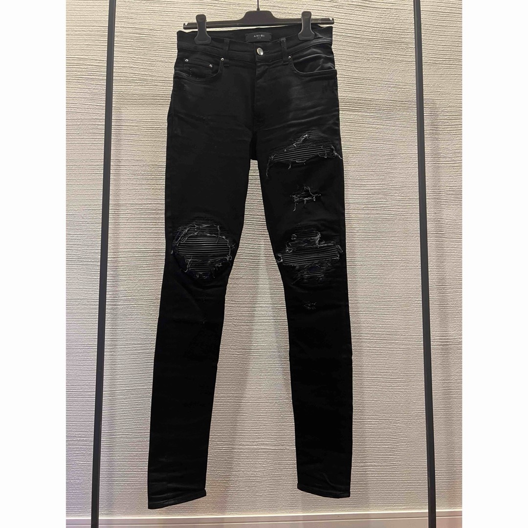 AMIRI - amiri アミリ ショットガン バイカーデニムパンツ 30 AMIRI - amiri アミリ ショットガン バイカーデニムパンツ 30