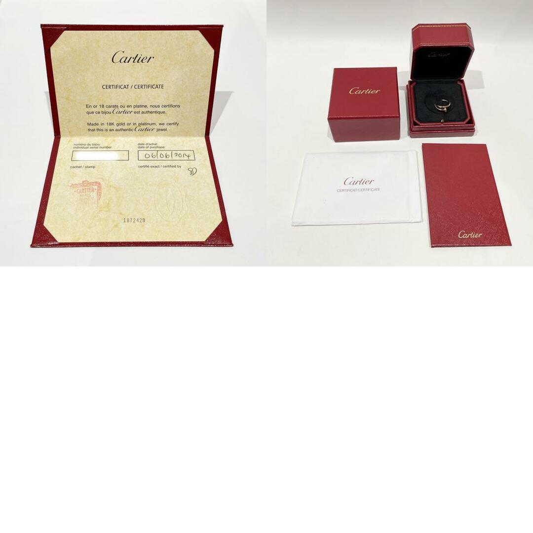 Cartier(カルティエ)のCARTIER リング・指輪 48/7号 ジュストアンクル 釘モチーフ K18PG レディースのアクセサリー(リング(指輪))の商品写真
