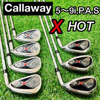 キャロウェイゴルフ(Callaway Golf)の現行　人気モデル　Callaway キャロウェイ X HOT エックスホット　赤(クラブ)