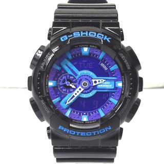 カシオ(CASIO)のカシオ 腕時計 G-SHOCK BASIC GA-110HC パープル Ft602511 中古(腕時計)