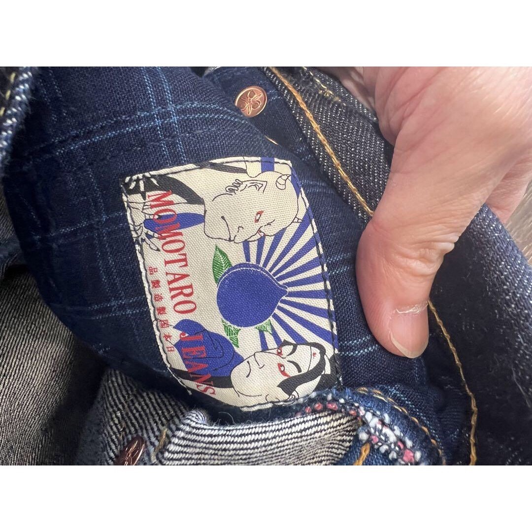 MOMOTARO JEANS(モモタロウジーンズ)の[桃太郎JEANS] G015-MZ 銅丹特濃ナローテーパード ジッパーフライ メンズのパンツ(デニム/ジーンズ)の商品写真