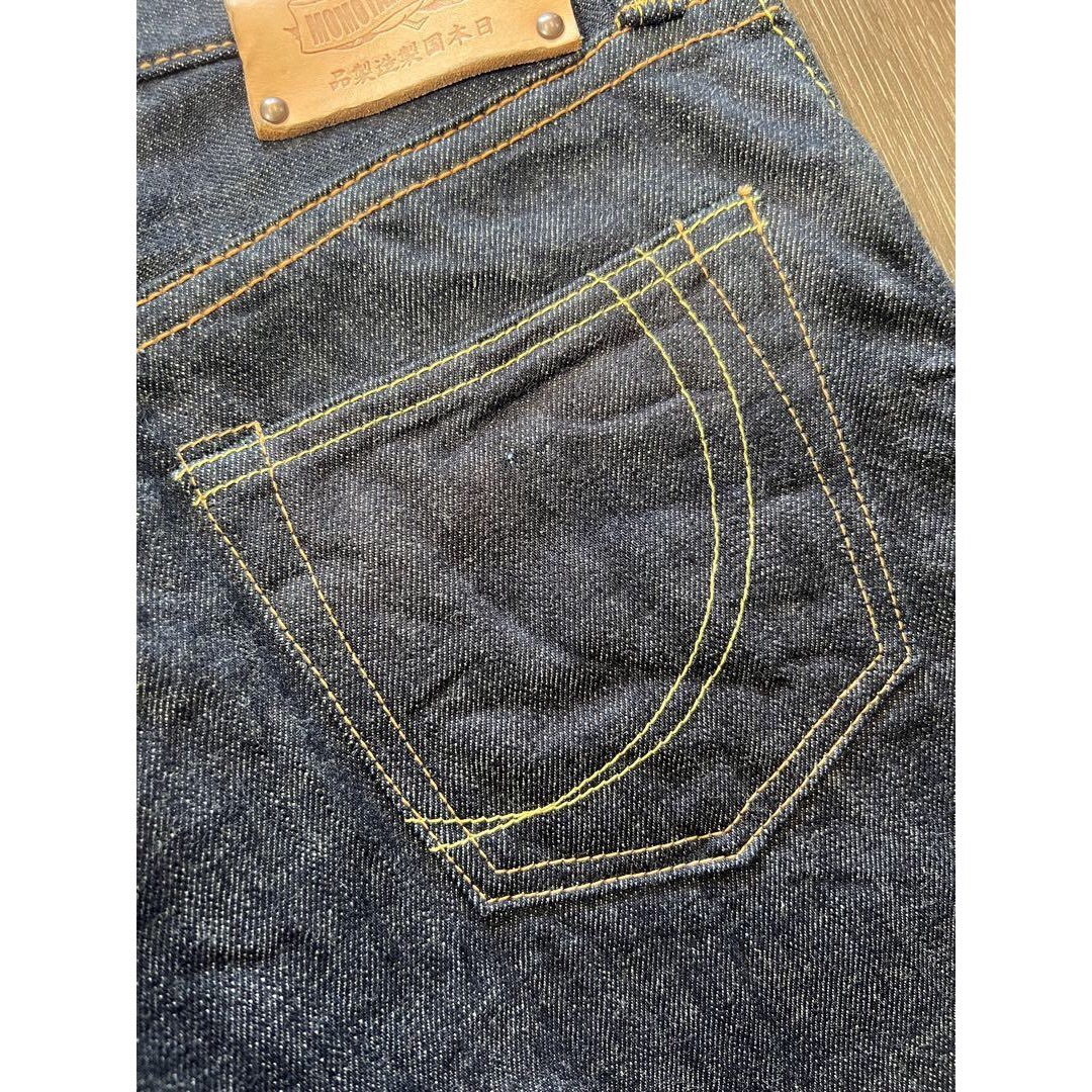 MOMOTARO JEANS(モモタロウジーンズ)の[桃太郎JEANS] G015-MZ 銅丹特濃ナローテーパード ジッパーフライ メンズのパンツ(デニム/ジーンズ)の商品写真