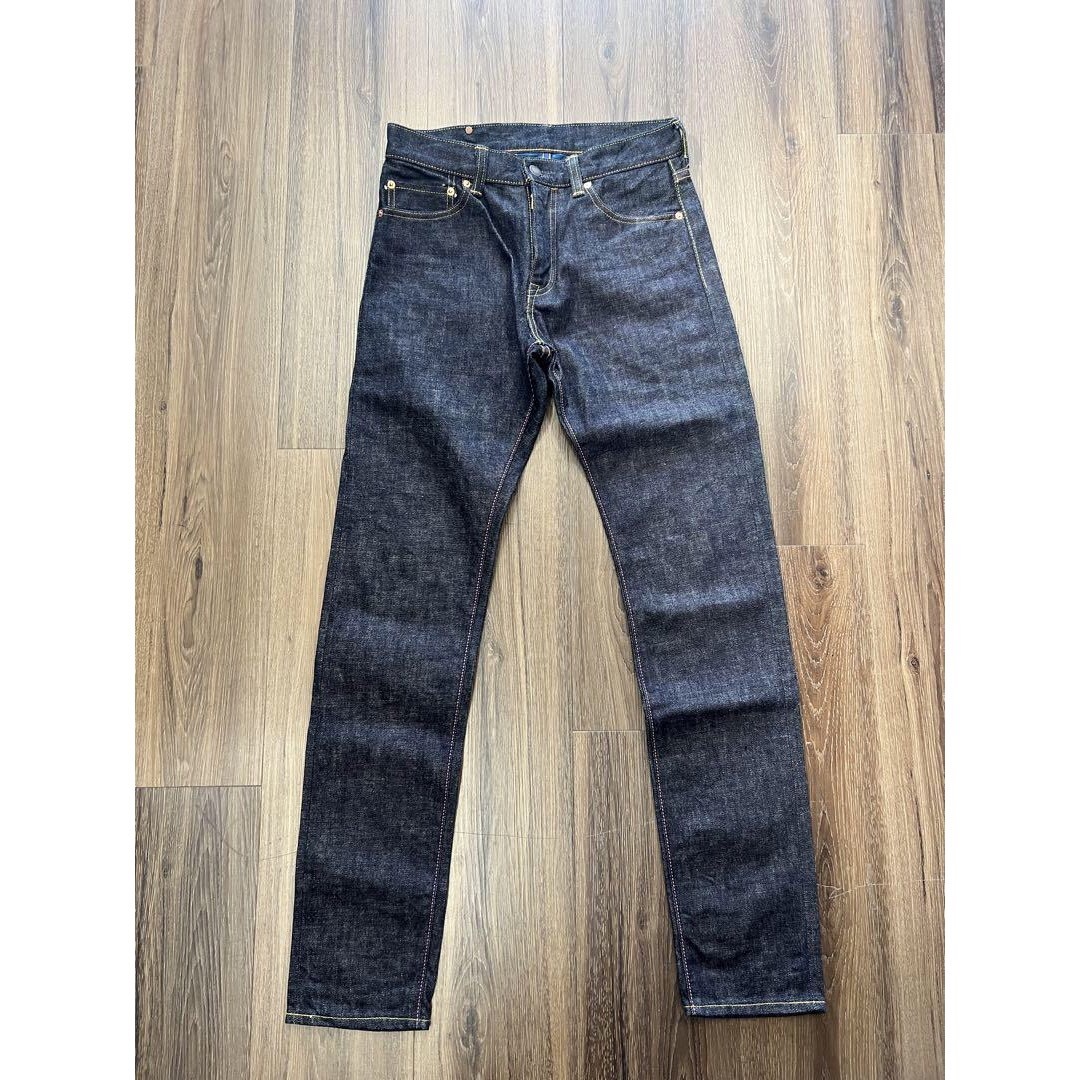 MOMOTARO JEANS(モモタロウジーンズ)の[桃太郎JEANS] G015-MZ 銅丹特濃ナローテーパード ジッパーフライ メンズのパンツ(デニム/ジーンズ)の商品写真