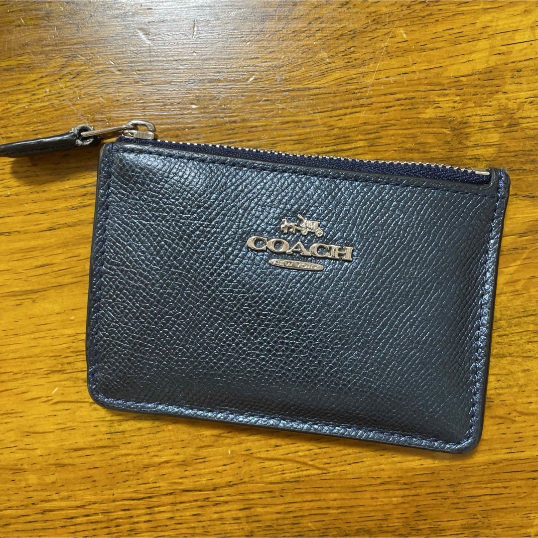 COACH(コーチ)のコーチ　キーケース　カードケース　coach ネイビー レディースのファッション小物(キーケース)の商品写真