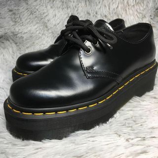 ドクターマーチン(Dr.Martens)の極美品 Ｄr.Martens ドクターマーチン 厚底ブーツ 1461 QUAD(ブーツ)