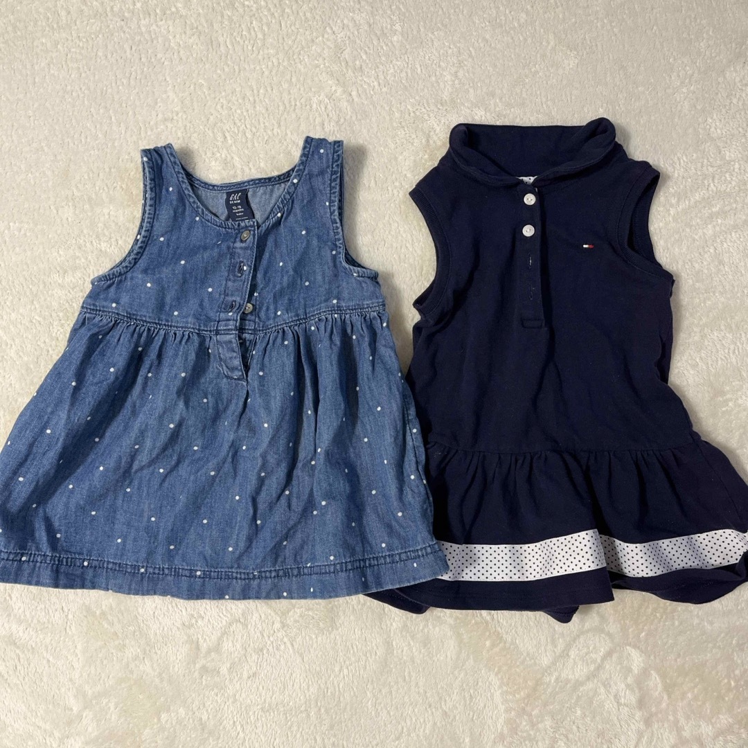 TOMMY HILFIGER(トミーヒルフィガー)の12-18m ワンピース　美品 キッズ/ベビー/マタニティのベビー服(~85cm)(ワンピース)の商品写真