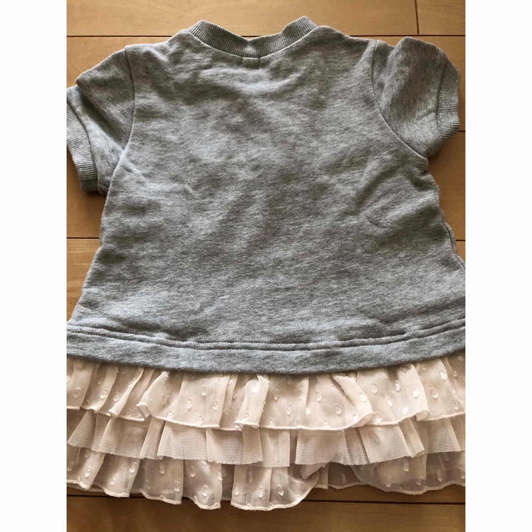 hakka baby(ハッカベビー)の半袖☆90cm キッズ/ベビー/マタニティのキッズ服女の子用(90cm~)(Tシャツ/カットソー)の商品写真