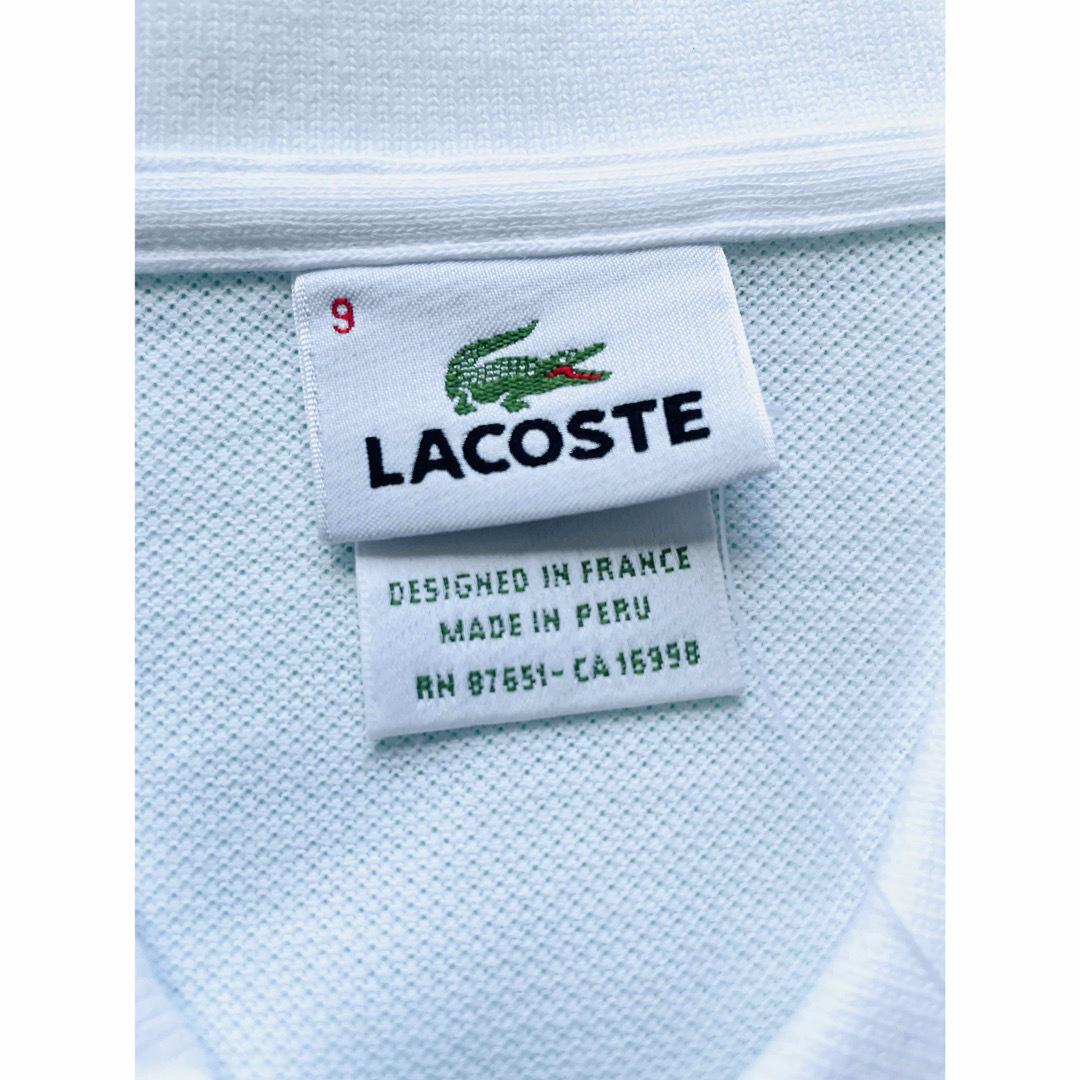 LACOSTE(ラコステ)のラコステ LACOSTE ワンポイント刺繍ロゴ 半袖ポロシャツ 9 フランス企画 メンズのトップス(ポロシャツ)の商品写真