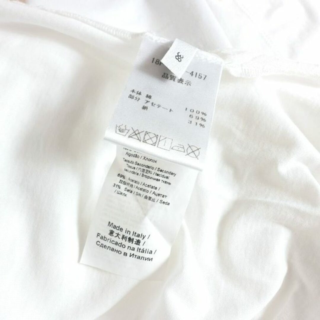 N°21(ヌメロヴェントゥーノ)のヌメロヴェントゥーノ N°21 フォトプリント ワイド Tシャツ 38 ホワイト レディースのトップス(Tシャツ(半袖/袖なし))の商品写真