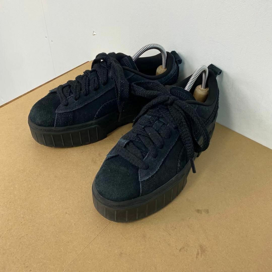 PUMA(プーマ)の■ PUMA MAYZE RECLAIM SUEDE WNS BLACK レディースの靴/シューズ(スニーカー)の商品写真