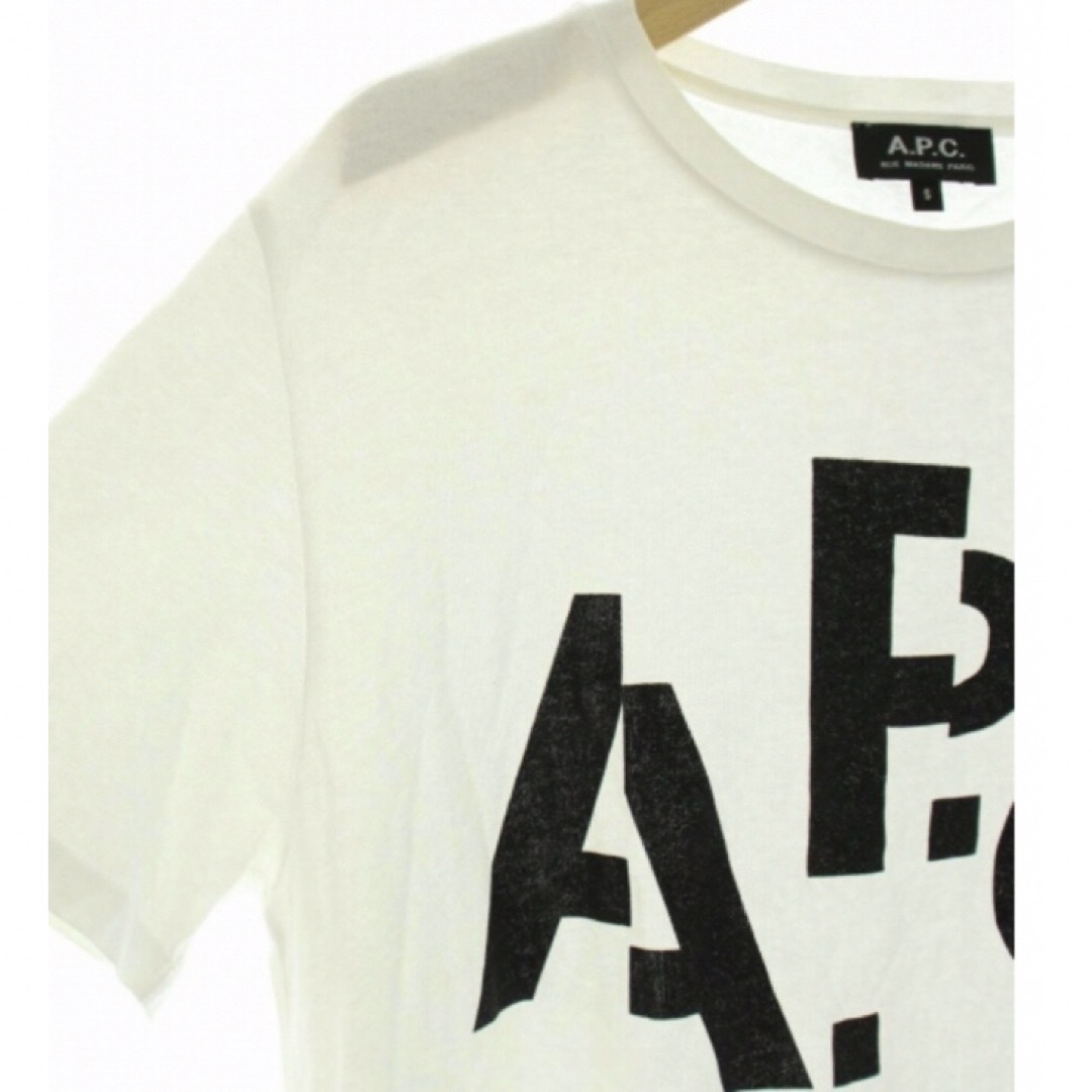 A.P.C(アーペーセー)のA.P.C. Tシャツ カットソー ロゴ プリント クルーネック 半袖 S  レディースのトップス(Tシャツ(半袖/袖なし))の商品写真