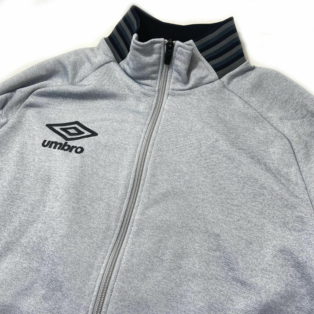 UMBRO(アンブロ)のアンブロ UMBRO トラックジャケト リブライン 柴田ひかり 古着 グレー L メンズのトップス(ジャージ)の商品写真