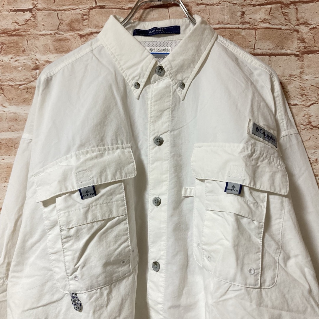 Columbia(コロンビア)のコロンビア Columbia PFG シャツ ワーク ナイロン 羽織り 長袖 M メンズのトップス(シャツ)の商品写真