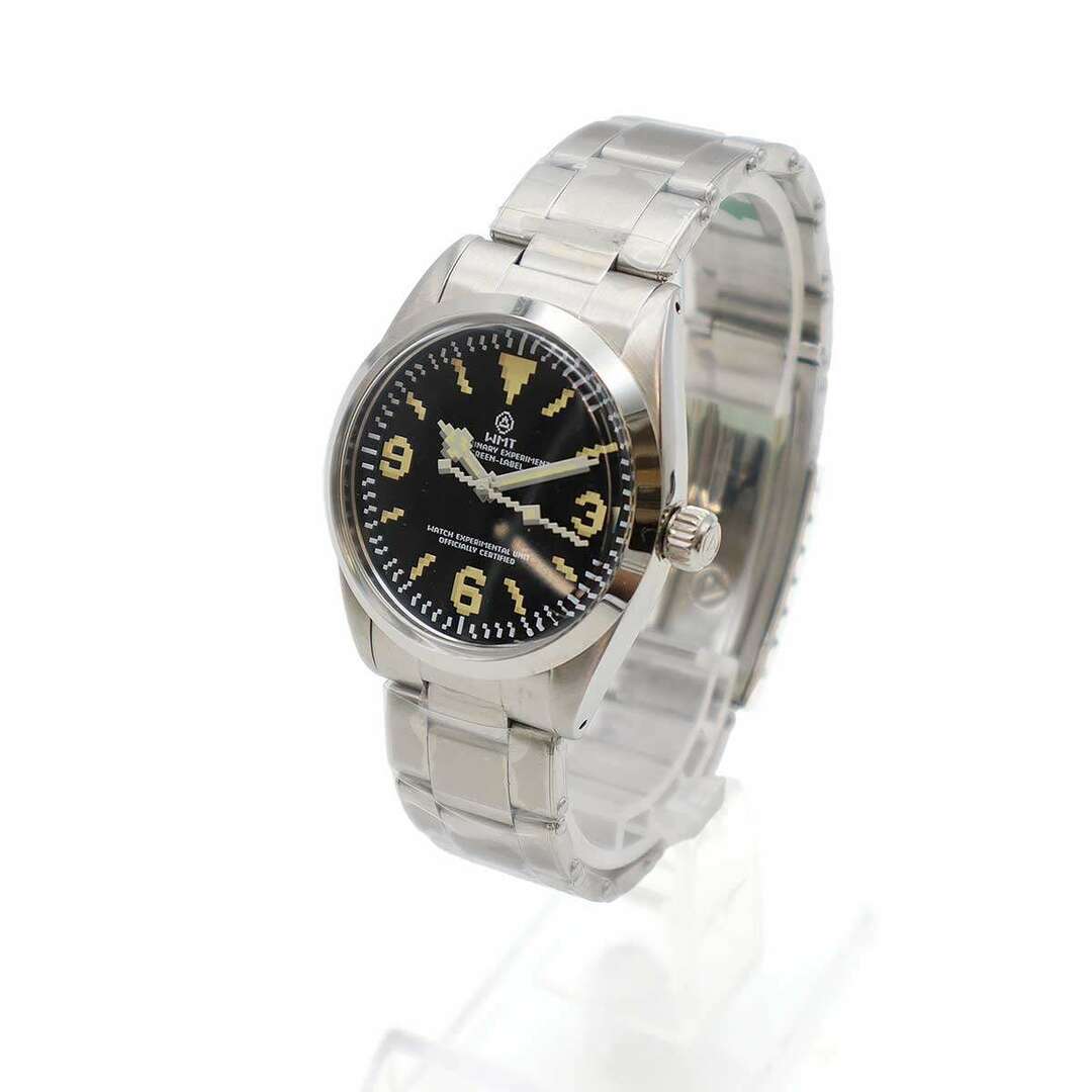 WMT WATCHES ダブリューエムティー ウォッチ GREEN LABEL PIXEL WATCH ピクセルアートウォッチ 自動巻き腕時計 BC0010P シルバー メンズの時計(その他)の商品写真
