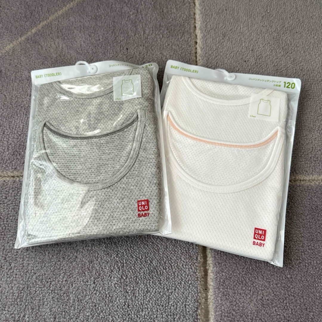 UNIQLO(ユニクロ)の【新品】ユニクロ　タンクトップ　肌着 キッズ/ベビー/マタニティのキッズ服女の子用(90cm~)(下着)の商品写真