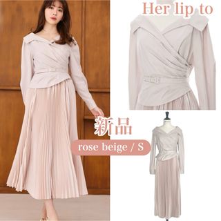 Her lip to - Herlipto Bambina Cable Knit Dressの通販 by Hana's Her lip to - Herlipto Bambina Cable Knit Dressの通販 by Hana's