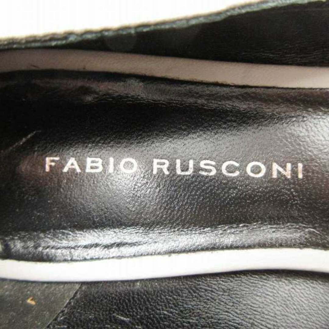 FABIO RUSCONI(ファビオルスコーニ)の美品 ファビオルスコーニ バイカラー サイドオープン パンプス 35 BLM4 レディースの靴/シューズ(ハイヒール/パンプス)の商品写真