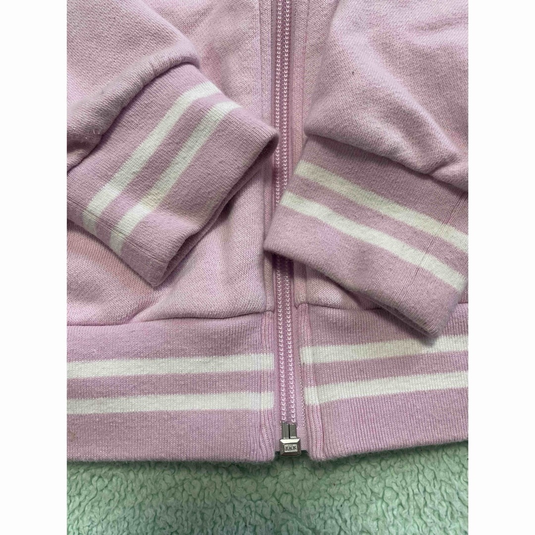UNIQLO(ユニクロ)のUNIQLO ジップアップ ジャケット ピンク色 120cm キッズ/ベビー/マタニティのキッズ服女の子用(90cm~)(ジャケット/上着)の商品写真