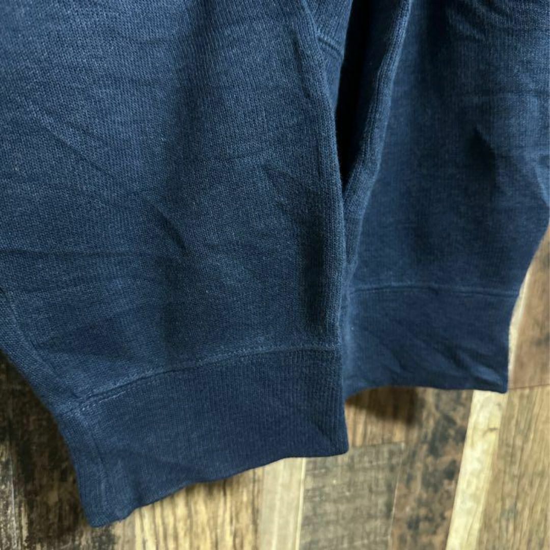 POLO RALPH LAUREN(ポロラルフローレン)のラルフローレン ネイビー ニット Vネック ロゴ セーター XL USA古着 メンズのトップス(ニット/セーター)の商品写真